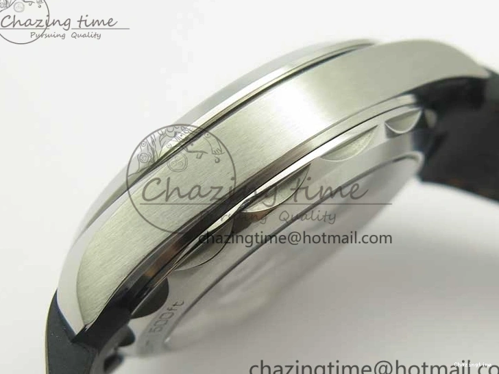 0411 SmoothTexture Aqua Terra 150M Master Chronometers VSF 1:1 Best Edition White Dial Orange Hand on Black Rubber Strap A8900 Super Clone 8011